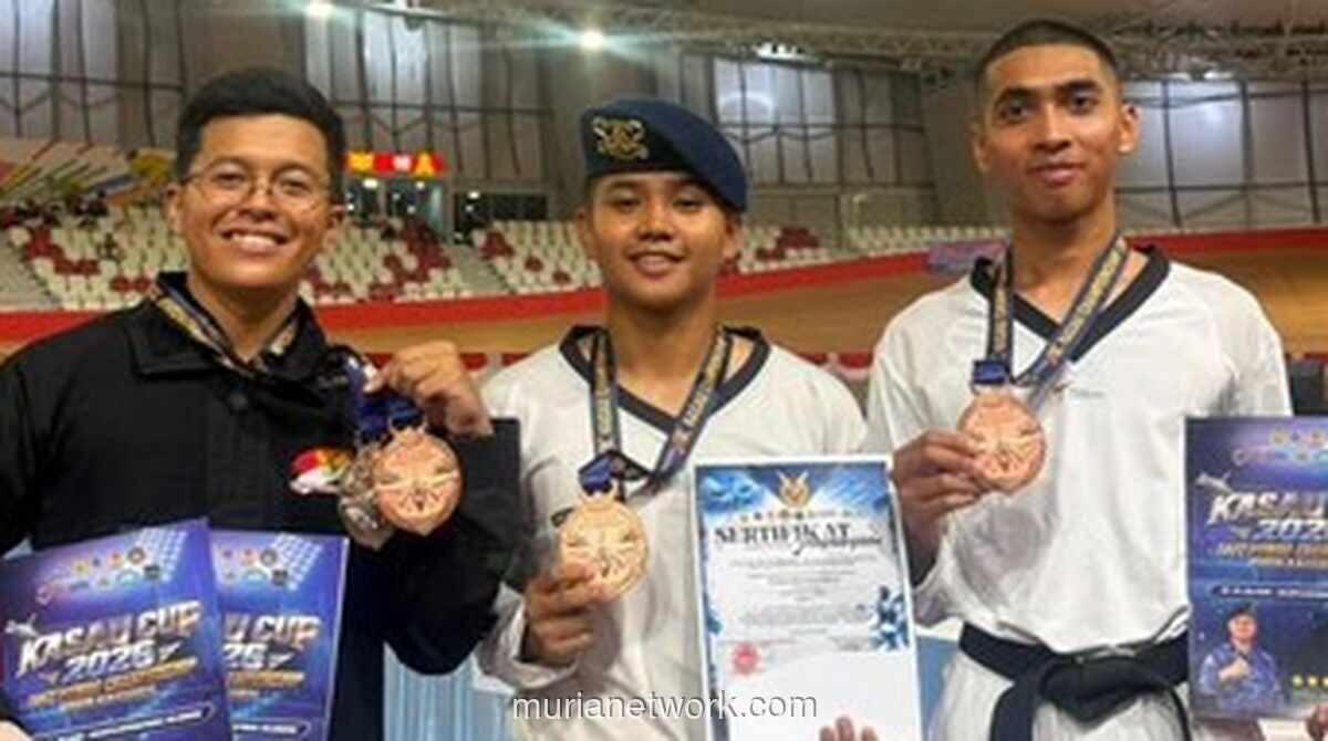 Tiga Atlet Brimob Polda Metro Jaya Borong Enam Medali di Kejuaraan Taekwondo Kasau Cup