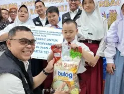 BULOG Salurkan 2.500 Kg Beras Premium untuk Anak Disabilitas di Jakarta