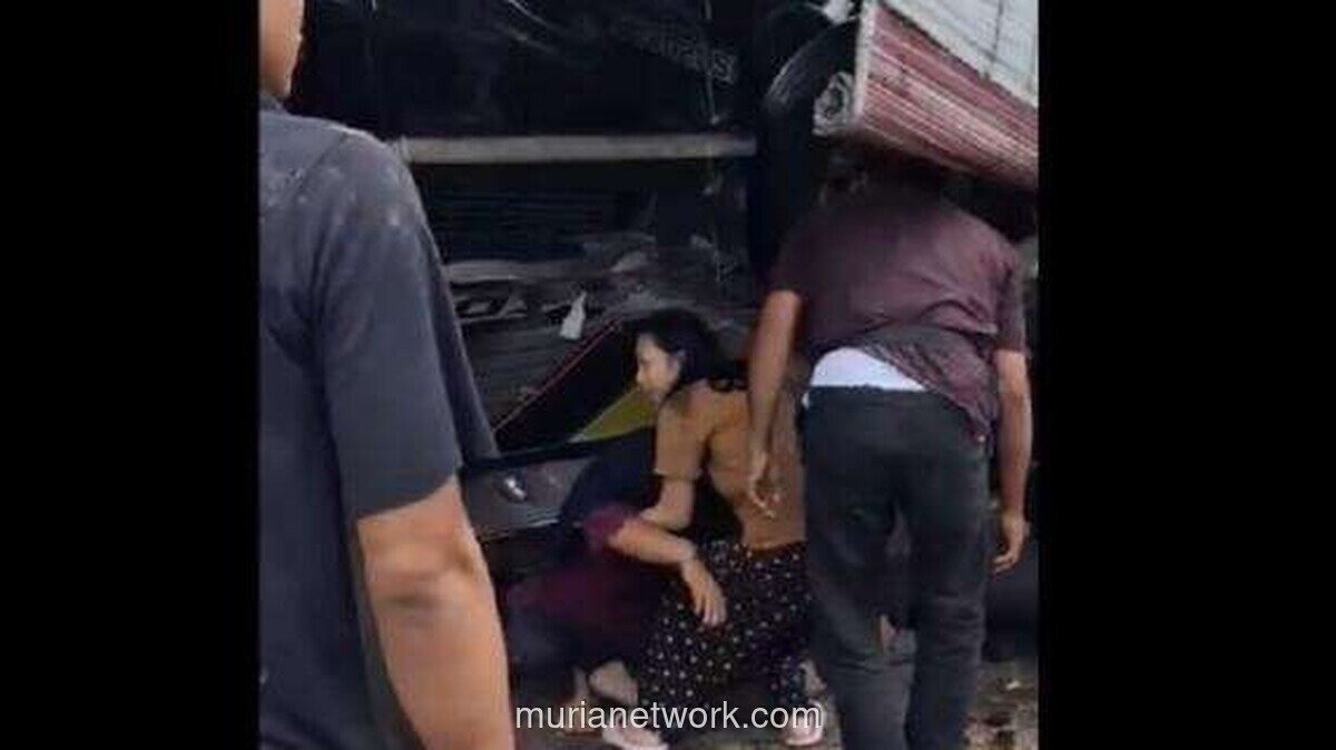 Bus Karya Agung Terbalik Usai Tabrak Tempat Cuci Motor di Asahan, Sembilan Luka-Luka