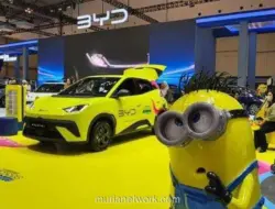 BYD Hadirkan Booth Ramah Keluarga di GIIAS 2026, Mobil Minions Curi Perhatian