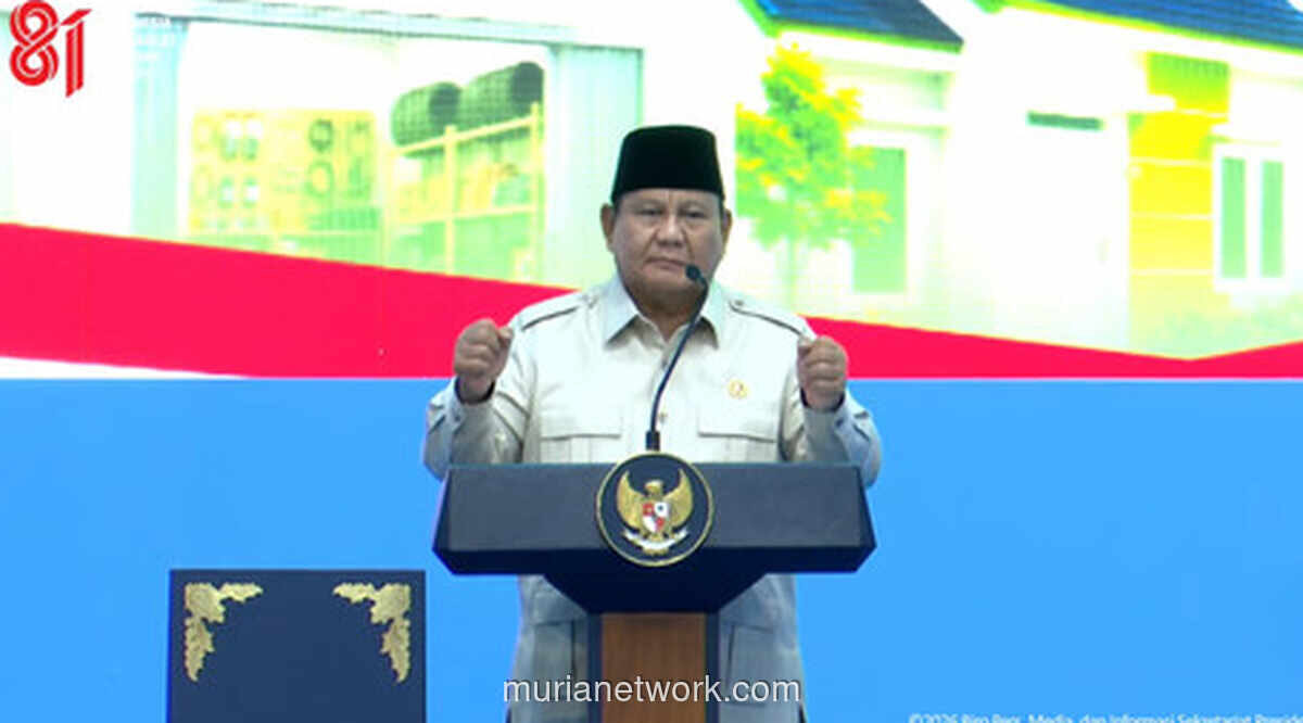 Prabowo Canda soal Jabatan Pjs Gubernur BI di Acara KPR Subsidi