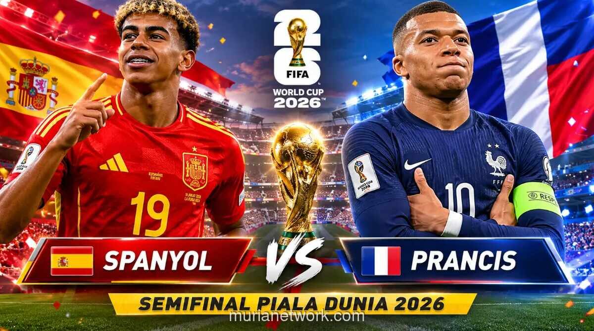Spanyol dan Prancis Lolos ke Semifinal Piala Dunia 2026
