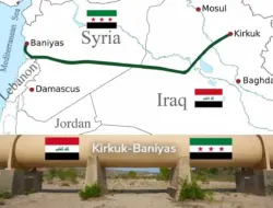 Irak dan Suriah Sepakat Bangun Pipa Minyak Kirkuk-Baniyas, Bypass Selat Hormuz