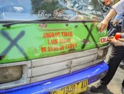 Dishub Bogor Cabut Izin Trayek 313 Angkot Usia di Atas 20 Tahun