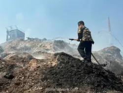 DLH Kabupaten Bogor Beri Sanksi ke Pengelola Timbunan Sampah Liar Penyebab Asap Tebal