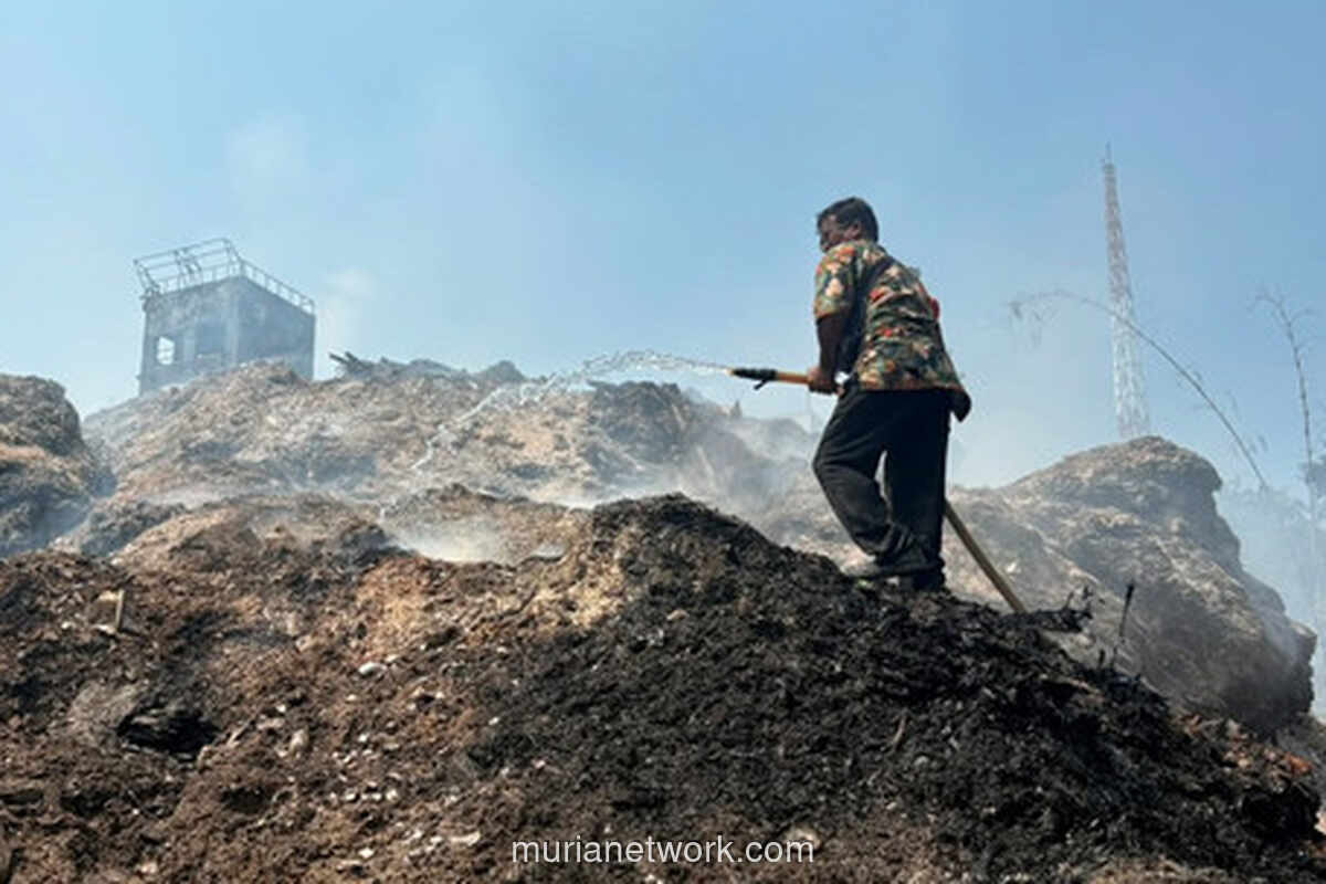 DLH Kabupaten Bogor Beri Sanksi ke Pengelola Timbunan Sampah Liar Penyebab Asap Tebal