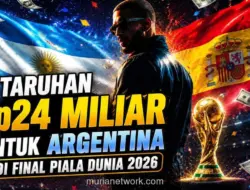 Drake Pasang Taruhan Rp24 Miliar untuk Argentina di Final Piala Dunia 2026