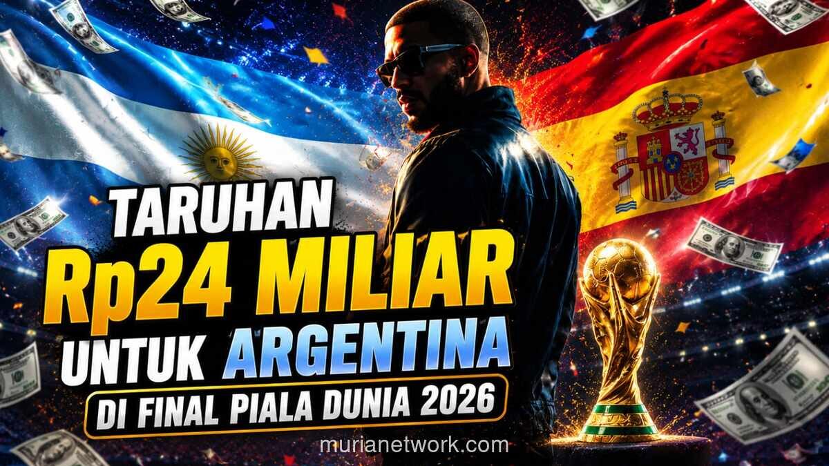 Drake Pasang Taruhan Rp24 Miliar untuk Argentina di Final Piala Dunia 2026