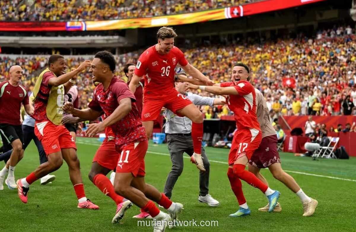 Drama Adu Penalti, Swiss Singkirkan Kolombia dan Tantang Argentina di Perempat Final Piala Dunia 2026