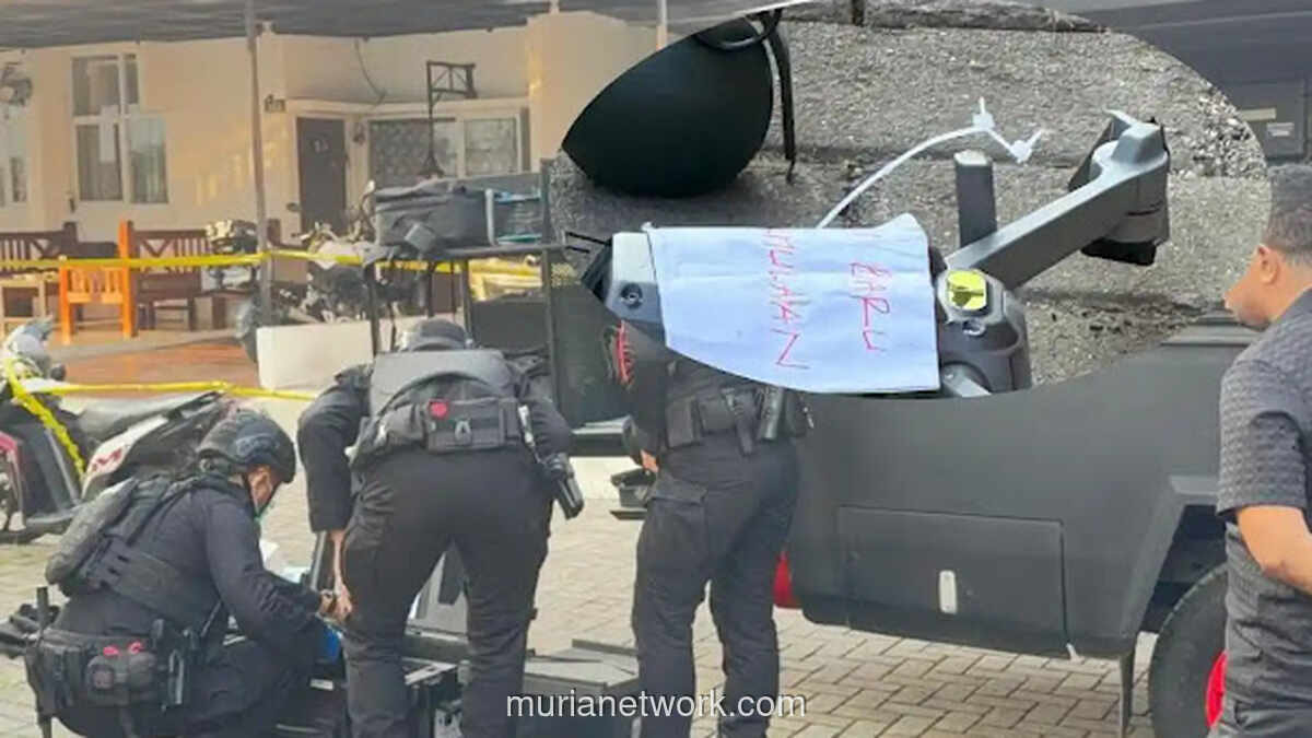 Drone Bawa Granat Replika dan Pesan Ancaman Jatuh di Rumah Pengacara Depok