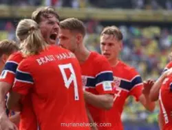 Haaland Bawa Norwegia ke Perempat Final Piala Dunia Usai Kalahkan Brasil 2-1