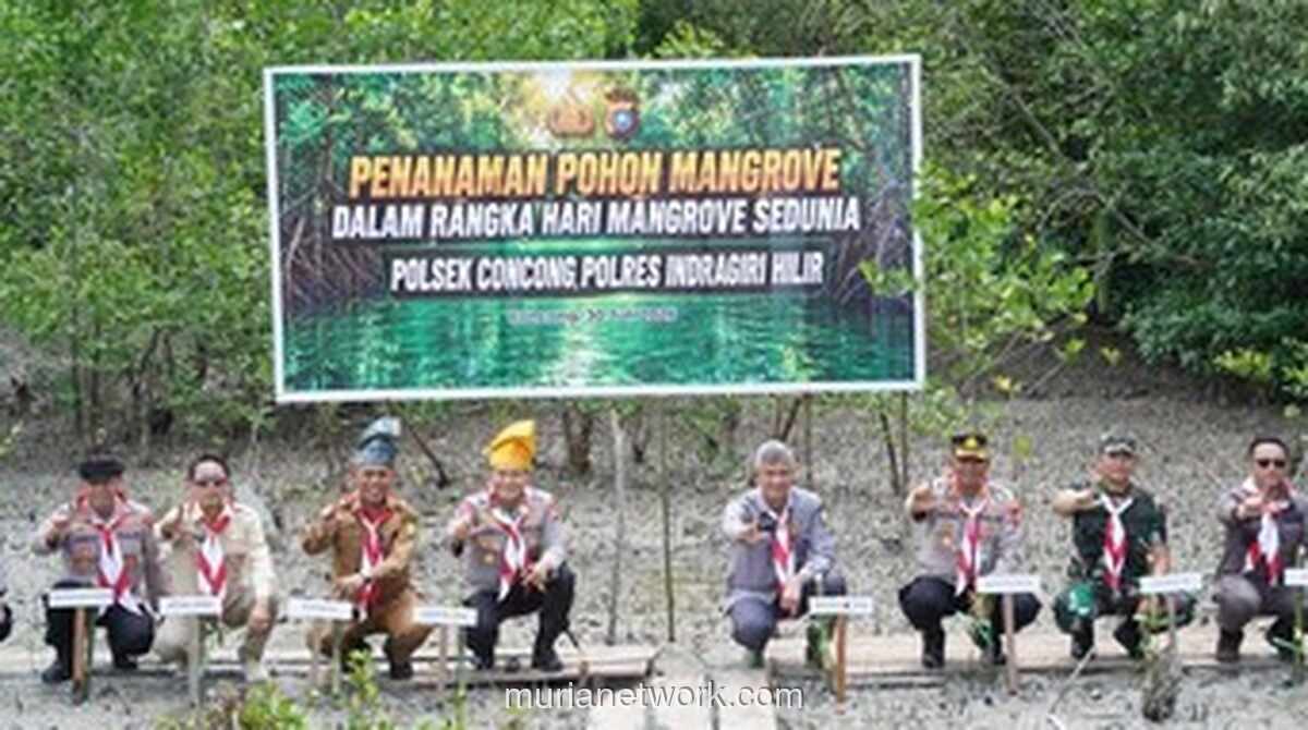 Ekspedisi Merah Putih di Inhil, Kapolda Riau Ajak Warga Pesisir Jaga Mangrove