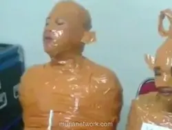 Video Pria Dilakban Mirip Teletubbies Viral, Bukan Maling tapi Konten Humor