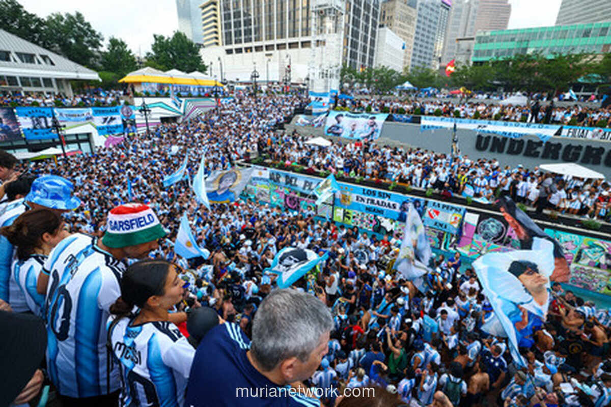 Suporter Argentina Mulai Padati Atlanta Jelang Semifinal Lawan Inggris