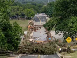 Banjir Bandang Landa Texas, Dua Orang Tewas dan Ratusan Dievakuasi