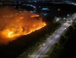 Kebakaran Lahan di Ogan Ilir Ancam Pemukiman, Petugas Dikerahkan
