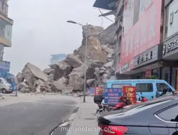 Longsor di Chongqing Runtuhkan Rumah, Sejumlah Warga Tertimbun