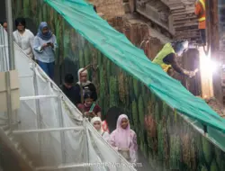 Trotoar Darurat di Bundaran HI Berhiaskan Taman Labirin Selama Proyek MRT