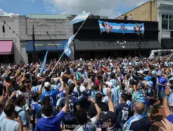Ribuan Suporter Argentina Padati Atlanta Jelang Semifinal Lawan Inggris