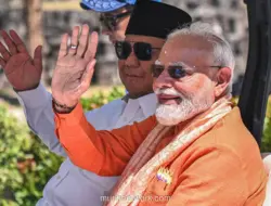 Prabowo dan Modi Resmikan Kerja Sama Restorasi Candi Prambanan