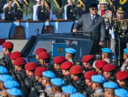 Presiden Prabowo Pimpin Upacara HUT ke-80 Bhayangkara di Cikeas