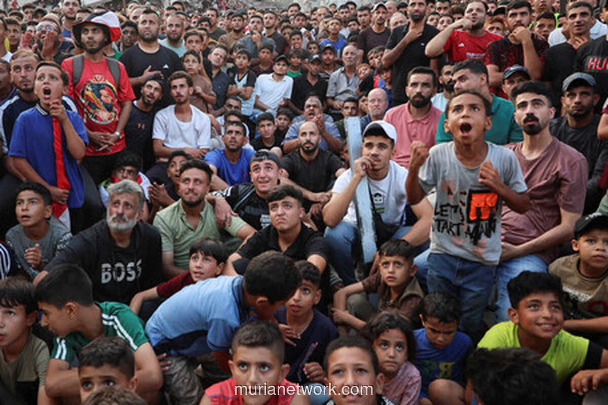 Di Tengah Puing Gaza, Warga Palestina Nobar Piala Dunia 2026