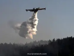 Kebakaran Hutan di Yunani Utara Tewaskan Dua Orang, Evakuasi Warga Diperintahkan