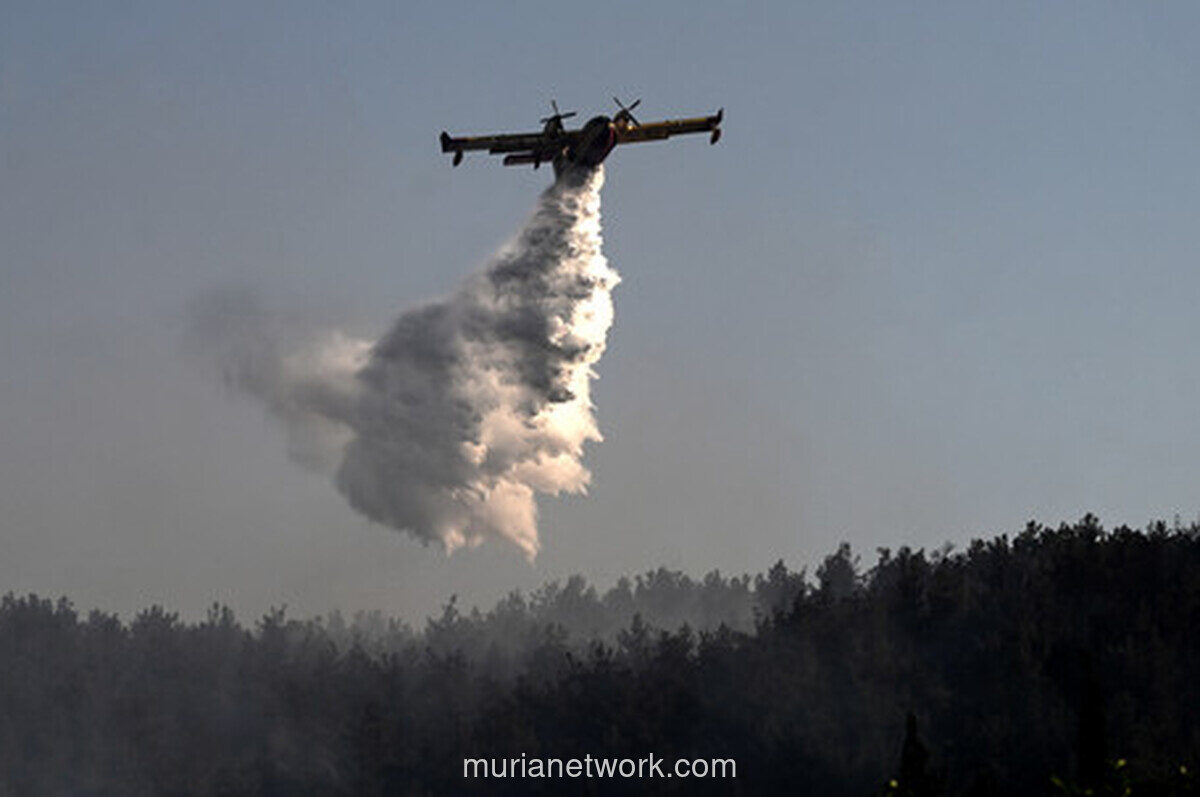 Kebakaran Hutan di Yunani Utara Tewaskan Dua Orang, Evakuasi Warga Diperintahkan