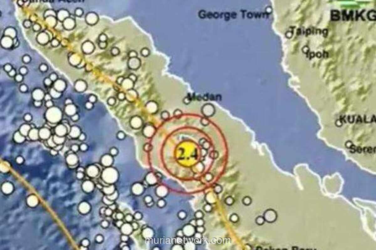 Gempa Magnitudo 2,4 Guncang Samosir, Pusat di Kedalaman 2 Km