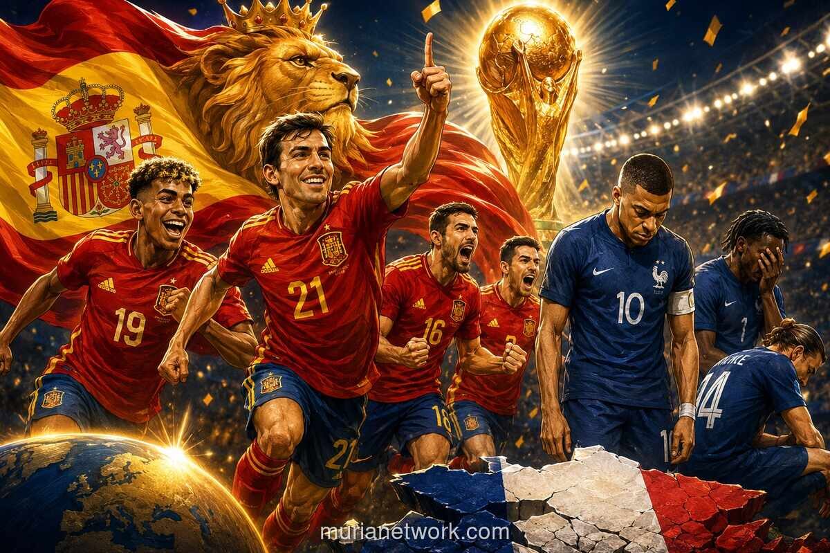 Spanyol Hancurkan Prancis 2-0, Melaju ke Final Piala Dunia 2026