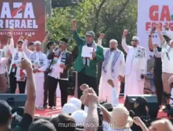 Ribuan Massa Aksi Bela Palestina di Monas Kecam Narasi Gencatan Senjata