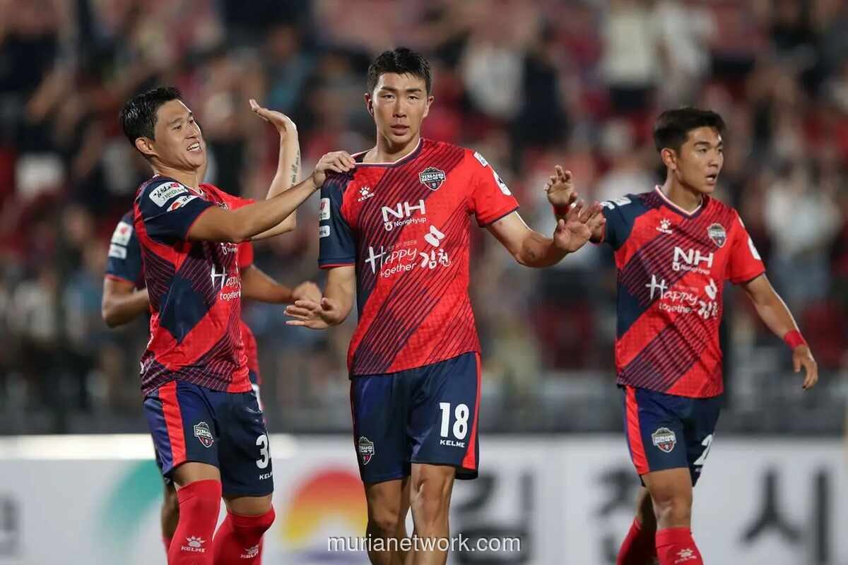 Gimcheon Sangmu Waspadai Perubahan Gwangju FC, Fokus Tingkatkan Efektivitas Gol
