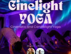 Makassar Cinelight Yoga Hadirkan Pengalaman Yoga Imersif dengan Candlelight dan Visual Sinematik