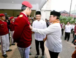 Gus Ipul dan Pramono Anung Hadiri Open House Sekolah Rakyat, Disambut Yel-Yel Semangat Siswa