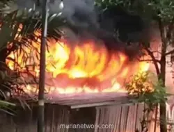 Gudang Spare Part dan Rumah Tinggal di Bogor Ludes Terbakar