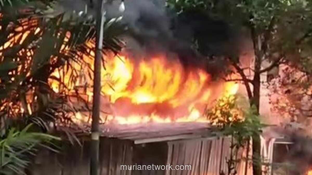 Gudang Spare Part dan Rumah Tinggal di Bogor Ludes Terbakar