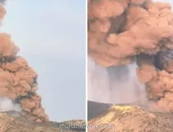 Status Gunung Anak Krakatau Naik ke Siaga, Kapal Dilarang Mendekat Radius 5 Km