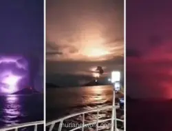 KSOP Bakauheni Larang Kapal Mendekati Gunung Anak Krakatau Radius 5 Km