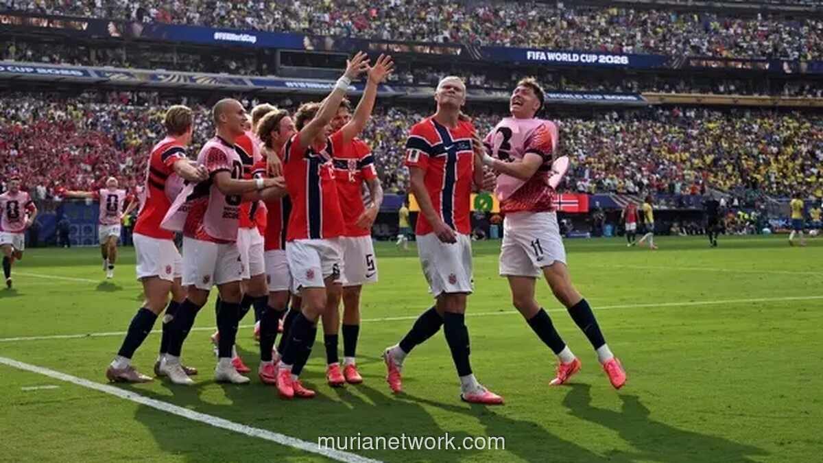 Haaland Bawa Norwegia ke Perempat Final Piala Dunia 2026 Usai Kalahkan Brasil