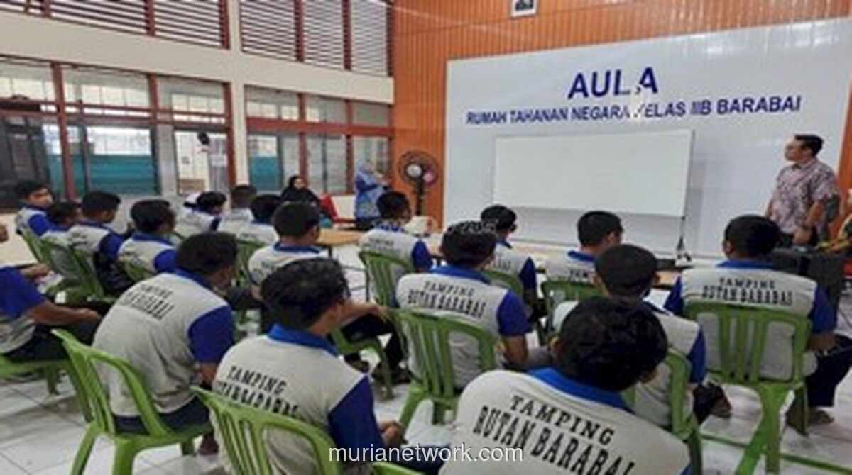 20 Narapidana Rutan Barabai Ikuti Pendidikan Kesetaraan Paket A, B, dan C