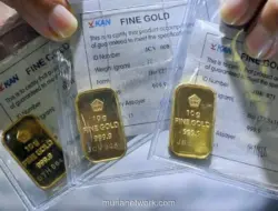 Harga Emas Antam Kembali Turun, Kini Rp2,633 Juta per Gram