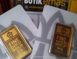Harga Emas Antam Naik Rp 20.000 per Gram, Buyback Melesat Rp 30.000