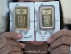 Harga Emas Antam dan Galeri24 Turun dalam Sepekan