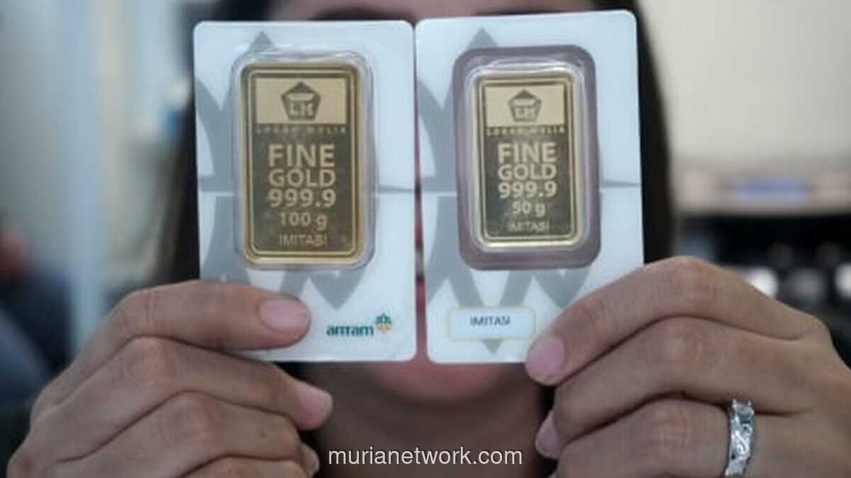 Harga Emas Antam dan Galeri24 Turun dalam Sepekan