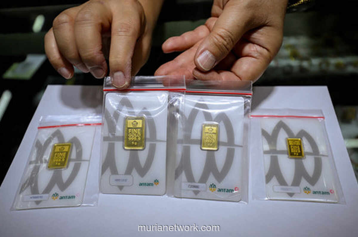 Harga Emas Antam dan Galeri24 Kompak Turun Hari Ini