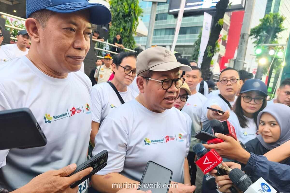Menkop dan Gubernur DKI Lepas Ribuan Peserta GenCoopRun 2026 di CFD Rasuna Said