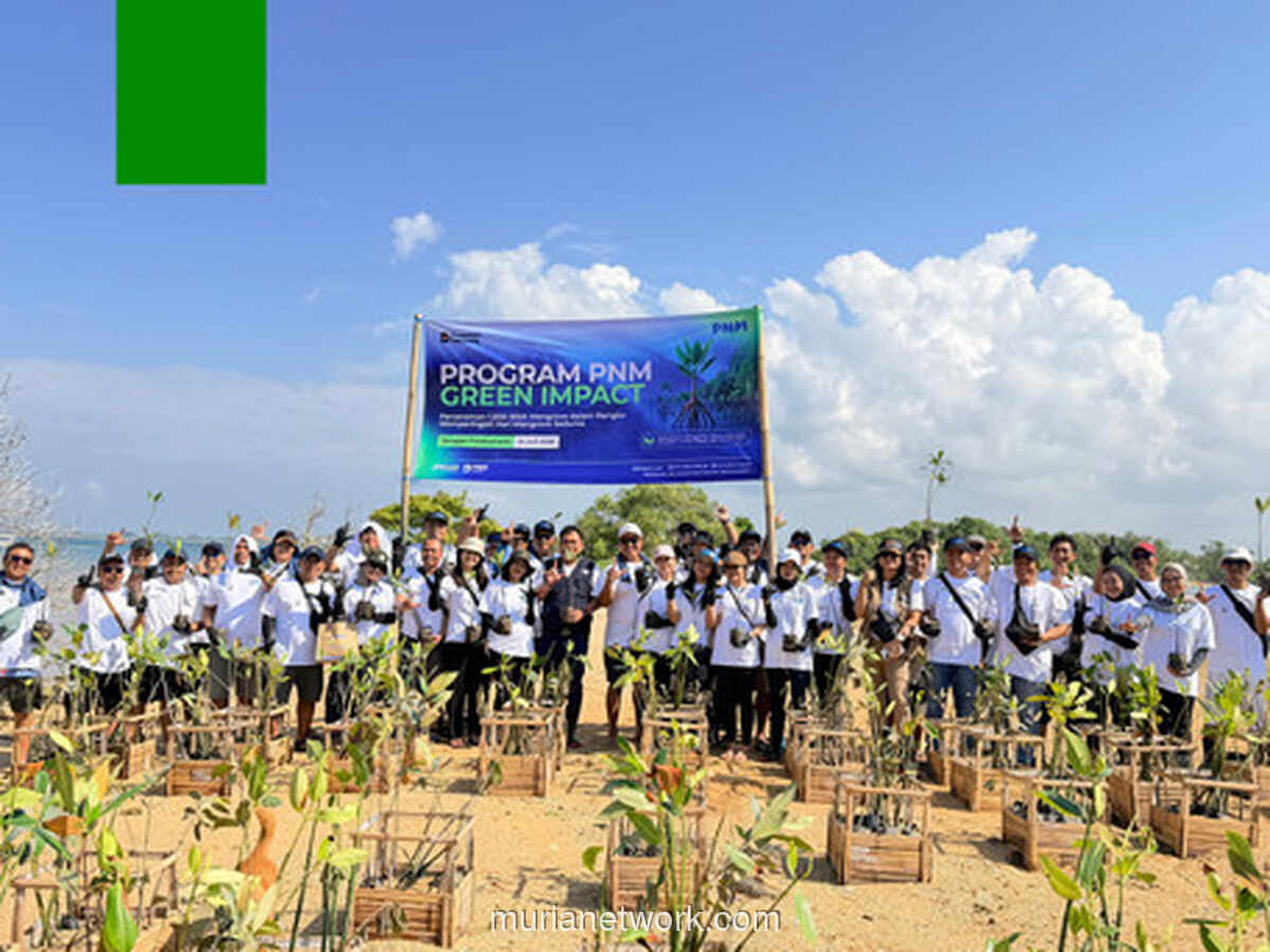 PNM Tanam 22.000 Pohon Mangrove Serentak di 18 Titik Pesisir