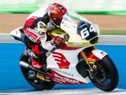 Mario Suryo Aji Kembali ke Moto2, Finis ke-17 di FP1 Jerman Usai Cedera Tulang Belakang