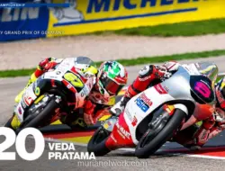 Hasil FP2 Moto3 Jerman 2026: Veda Ega Pratama Terpuruk di Posisi 20, Quiles Tercepat