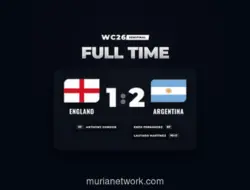 Argentina Balas Gol Inggris di Menit Akhir, Lolos ke Babak Berikutnya